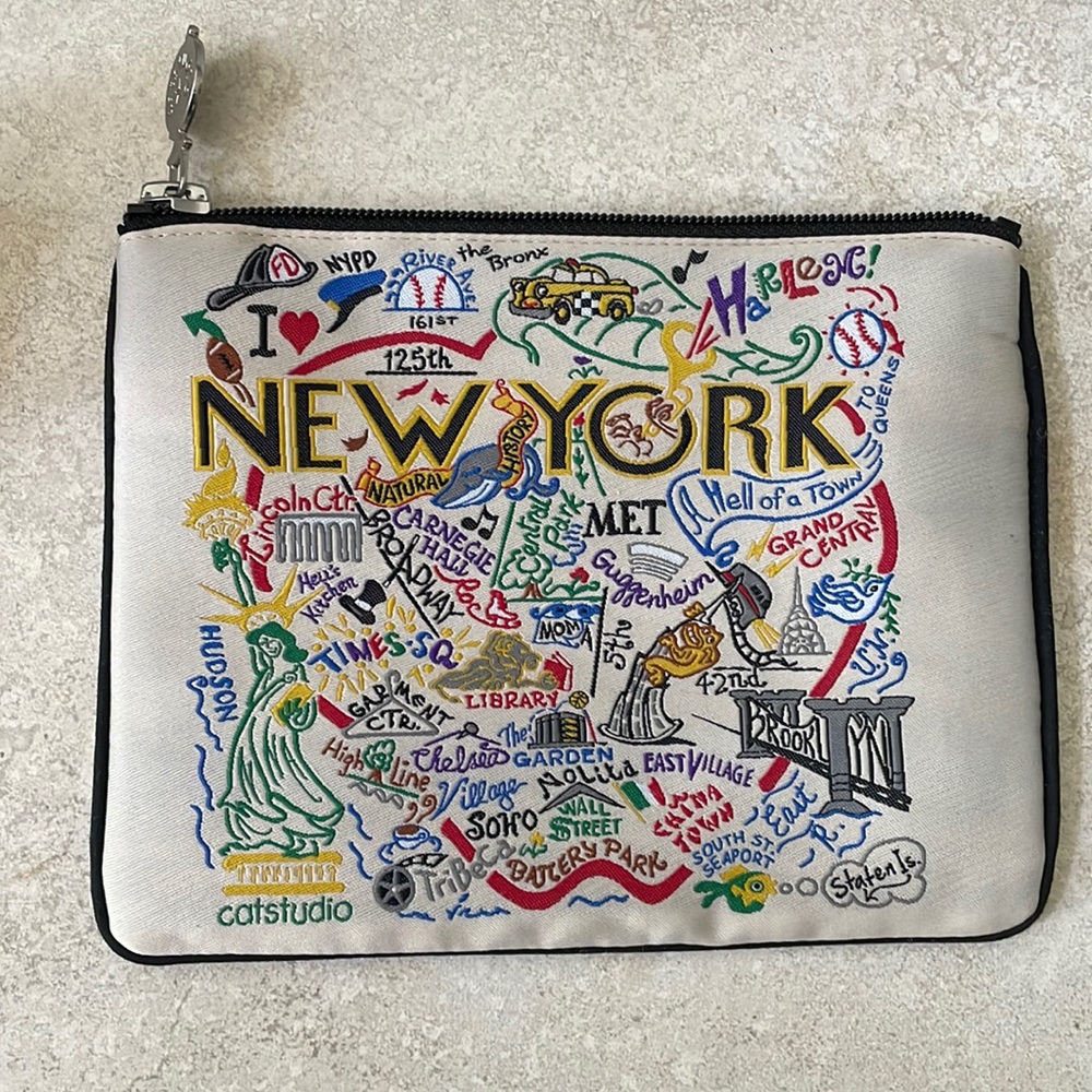 CATSTUDIO - New York City Zip Pouch - Natural